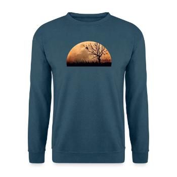 katze mond - Unisex Pullover - Indigoblau - Vorne