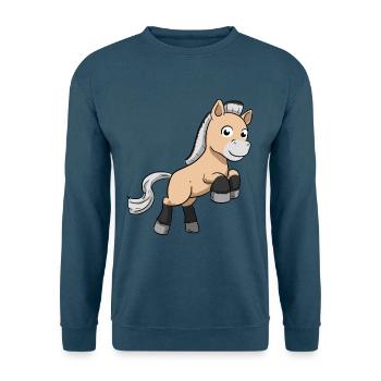 Fjord Horse - Unisex Pullover - Indigoblau - Vorne