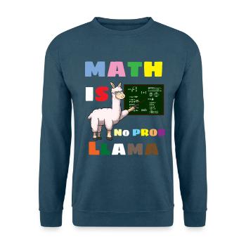 Mathe Spruch Mathematik Mathelehrer - Unisex Pullover - Indigoblau - Vorne