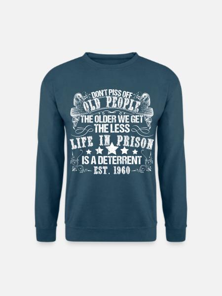 1960 Lebenslang - Unisex Pullover - Indigoblau