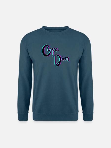 Nutze den Tag - Unisex Pullover - Indigoblau