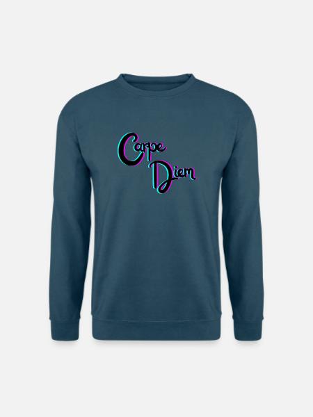 Nutze den Tag - Unisex Pullover - Indigoblau