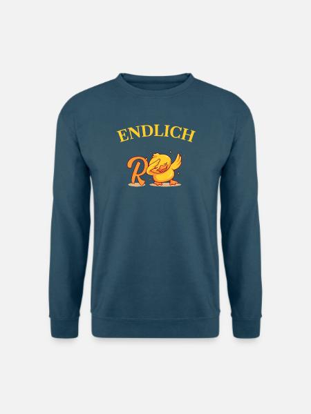 Endlich Rente Humor Ente Geschenk - Unisex Pullover - Indigoblau
