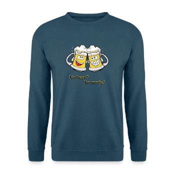 Bierkrüge - Unisex Pullover - Indigoblau - Vorne
