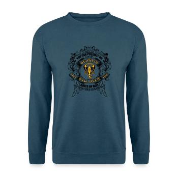 zodiac scorpio skorpion Shirt - Unisex Pullover - Indigoblau - Vorne