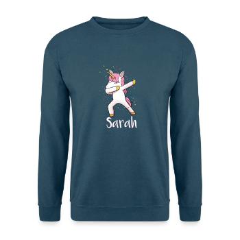 Sarah - Unisex Pullover - Indigoblau - Vorne
