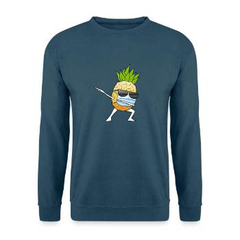 Pineapple - Unisex Pullover - Indigoblau - Vorne