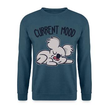 Koala Faulpelz Morgenmuffel Koalabär Langschläfer - Unisex Pullover - Indigoblau - Vorne
