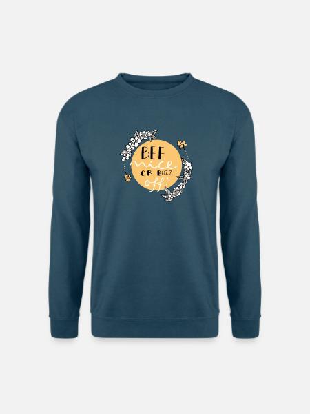 Bee Nice - Unisex Pullover - Indigoblau