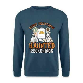 Unheimliche Gleichungen Gespenstische Berechnungen - Unisex Pullover - Indigoblau - Vorne