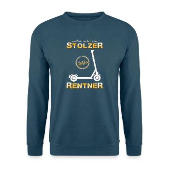 Rentner Pensionär Opa - Unisex Pullover - Indigoblau - Vorne
