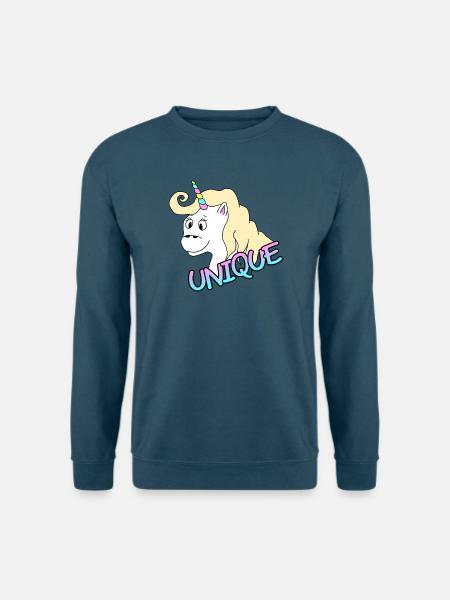 Einzigartiges Einhorn - Unisex Pullover - Indigoblau