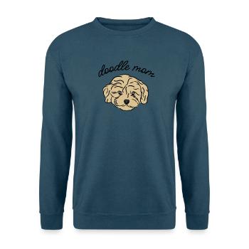 doodle mom - Unisex Pullover - Indigoblau - Vorne