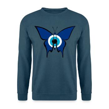 Nazar Schmetterling - Unisex Pullover - Indigoblau - Vorne