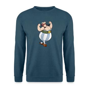 Asterix Obelix Hände In Den Taschen - Unisex Pullover - Indigoblau - Vorne