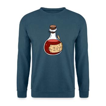 Love Potion - Unisex Pullover - Indigoblau - Vorne
