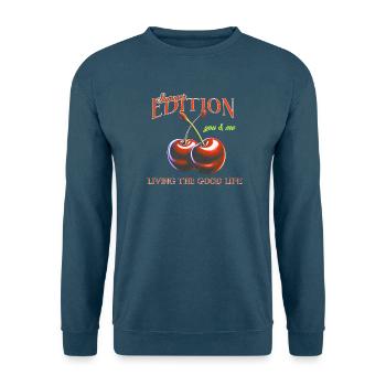 Summer Edition – Sweet & Juicy - Unisex Pullover - Indigoblau - Vorne
