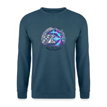 Beatronic Neon DJ Circuit - Unisex Pullover - Indigoblau - Vorne
