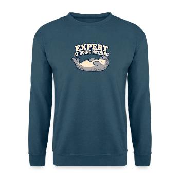Nichts-Nichts-Siegel - Unisex Pullover - Indigoblau - Vorne
