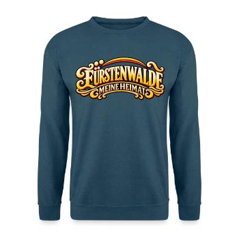 Fürstenwalde Spree – Meine Heimat Retro Design - Unisex Pullover - Indigoblau - Vorne