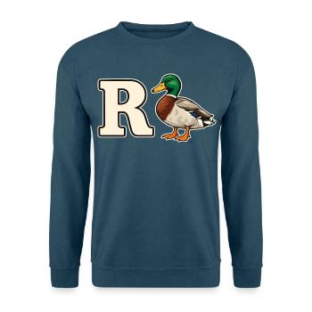 R Ente Lustiges Rentenmotiv - Unisex Pullover - Indigoblau - Vorne
