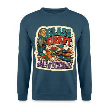 GLASS CRAFT SATURDAY - Unisex Pullover - Indigoblau - Vorne