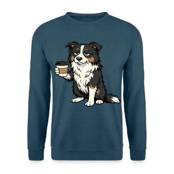 Australian Shepherd Aussie Aussiebesitzer Aussies - Unisex Pullover - Indigoblau - Vorne