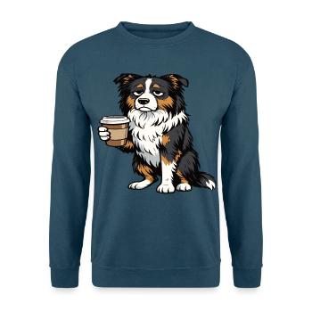 Australian Shepherd Aussie Aussiebesitzer Aussies - Unisex Pullover - Indigoblau - Vorne