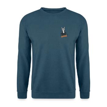 Halloween Rock Zombie - Unisex Pullover - Indigoblau - Vorne