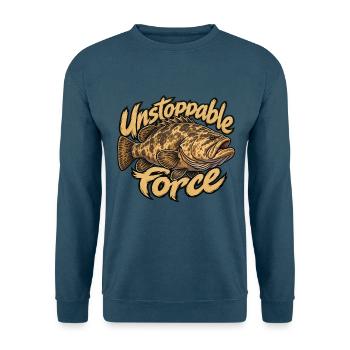 Asiatischer Löwe - Unisex Pullover - Indigoblau - Vorne