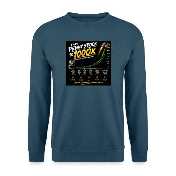 Von Penny Stock zu 1000x - Unisex Pullover - Indigoblau - Vorne