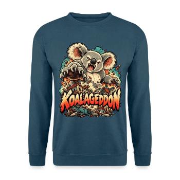 Riesige Koala-Kaiju-Haus Chaos-Tierkunst - Unisex Pullover - Indigoblau - Vorne