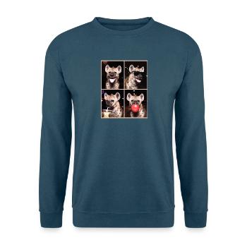 Hyänen Hyäne - Unisex Pullover - Indigoblau - Vorne
