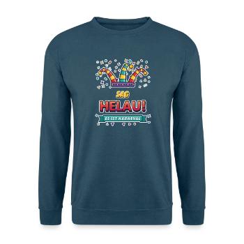 KARNEVAL NU HELAU - Unisex Pullover - Indigoblau - Vorne