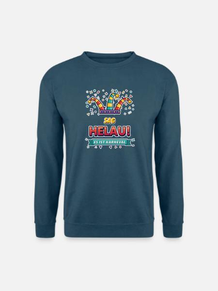 KARNEVAL NU HELAU - Unisex Pullover - Indigoblau