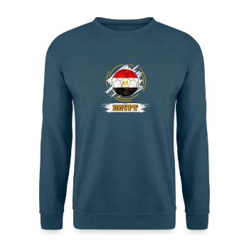 Egypt - Fußball mit Ägypten Flagge - Unisex Pullover - Indigoblau - Vorne