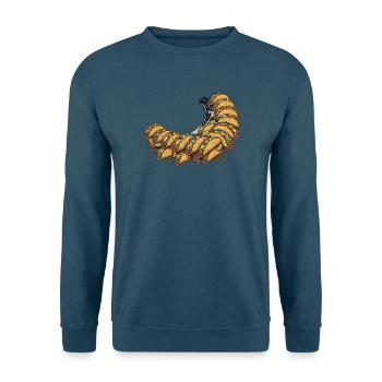 Great Wave of Tacos T-Shirt — lustige japanische Kunst P - Unisex Pullover - Indigoblau - Vorne