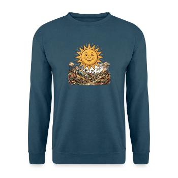 Alles ist in Ordnung (ist es nicht) T-Shirt — Funny Ret - Unisex Pullover - Indigoblau - Vorne