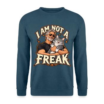 I Am Not A Freak - Unisex Pullover - Indigoblau - Vorne
