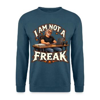 I Am Not a Freak – Büro Rebell - Unisex Pullover - Indigoblau - Vorne