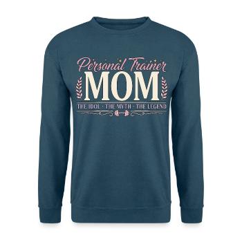 Personal Trainer Mom The Idol Fitness Enthusiast - Unisex Pullover - Indigoblau - Vorne