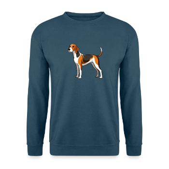 Baumläufer-Coonhound - Unisex Pullover - Indigoblau - Vorne