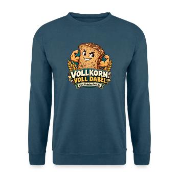 Vollkorn voll dabei - Unisex Pullover - Indigoblau - Vorne