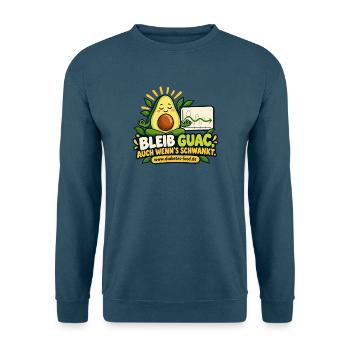 Guac Motivation Avocado Grafik - Unisex Pullover - Indigoblau - Vorne
