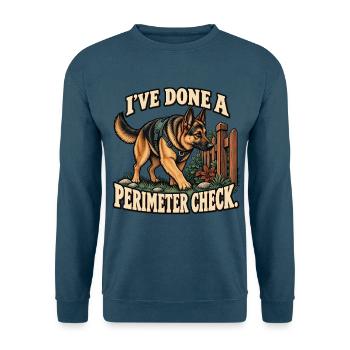 Deutsche Schäferhund-Patrouille - Unisex Pullover - Indigoblau - Vorne