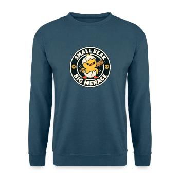 Kleiner Schnabel, Große Bedrohung - Unisex Pullover - Indigoblau - Vorne
