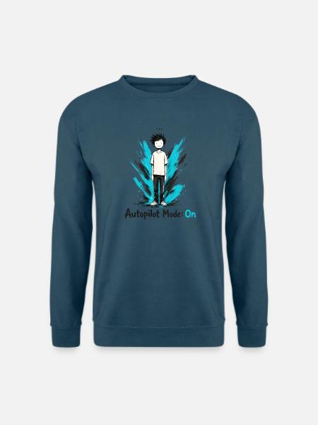 Autopilot Modus An - Unisex Pullover - Indigoblau