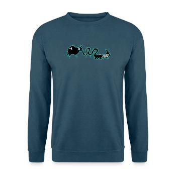 1200 Dino Monster - Unisex Pullover - Indigoblau - Vorne