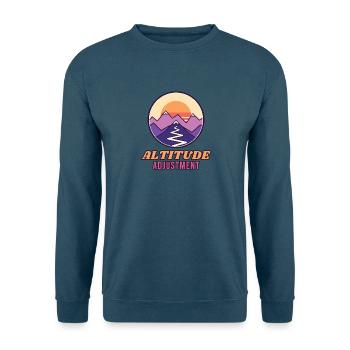 Höhenanpassung - Unisex Pullover - Indigoblau - Vorne