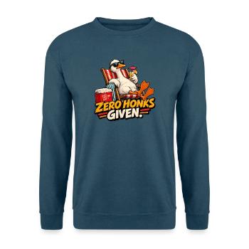 Cheeky Goose – Ich habe irgendwo alles! Retro-Stil - Unisex Pullover - Indigoblau - Vorne